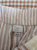 Linen Blend Wide Leg Pants (XS)