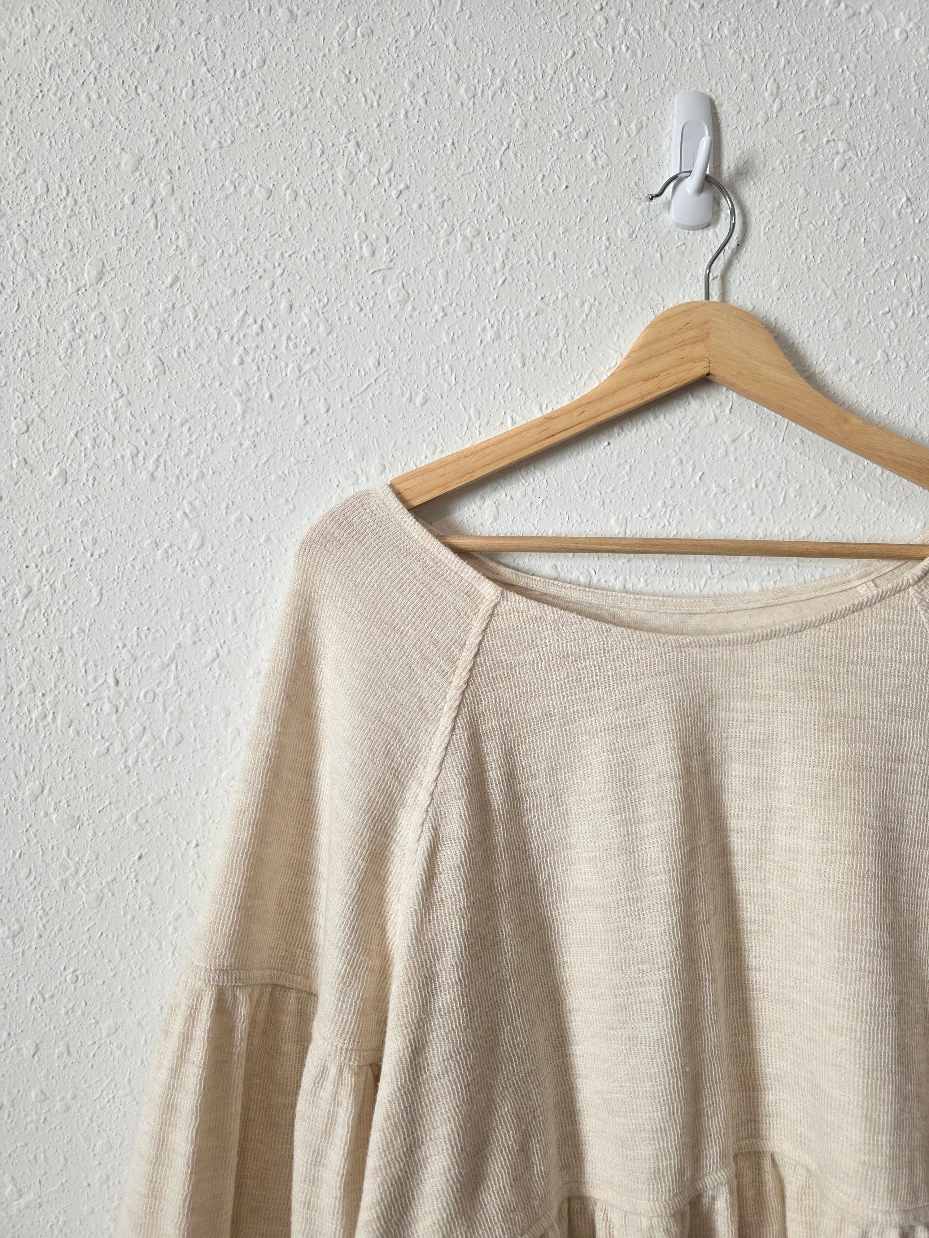Aerie Puff Sleeve Textured Top (M)