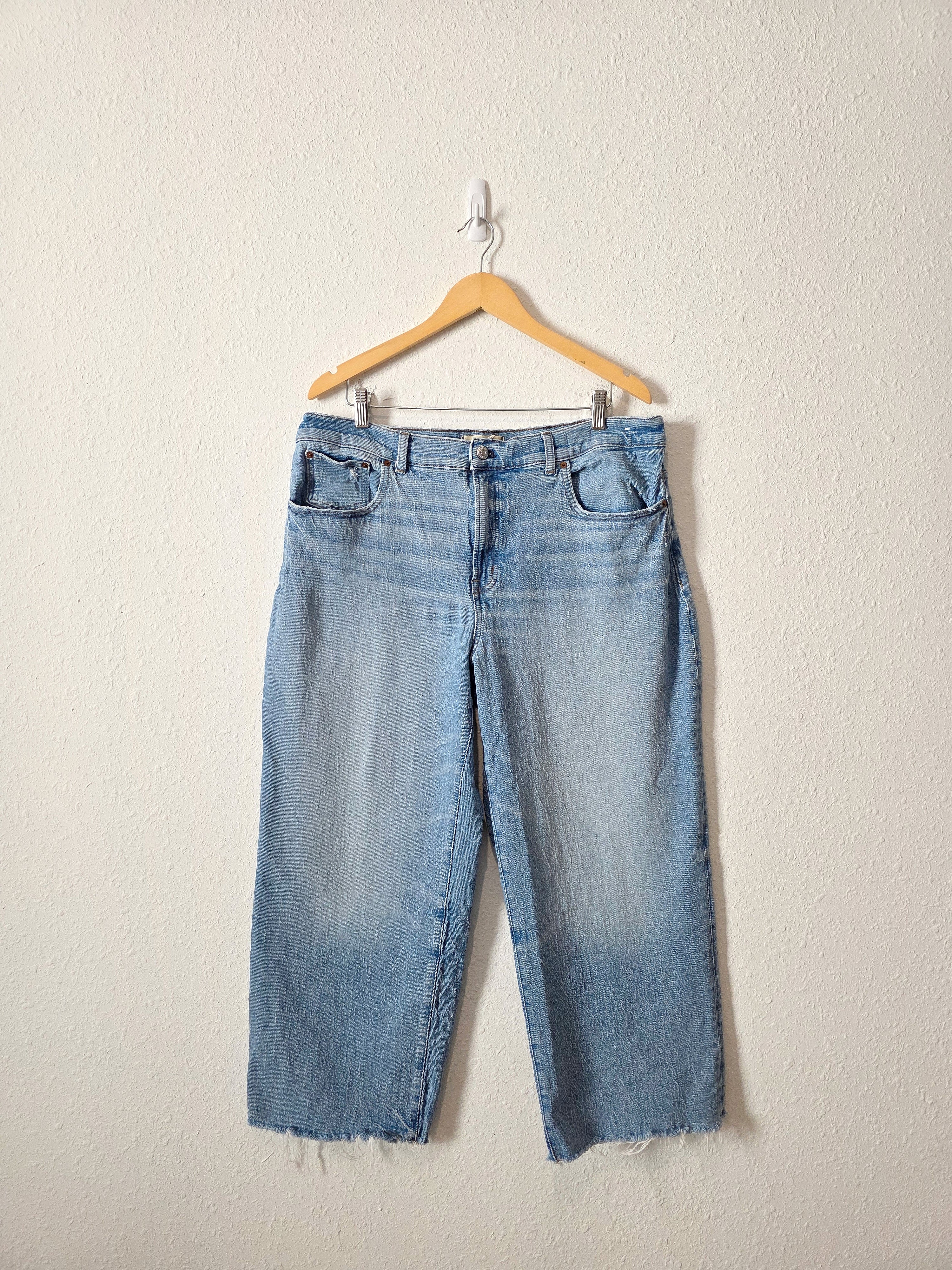 Madewell Perfect Vintage Wide Leg Jeans (33)