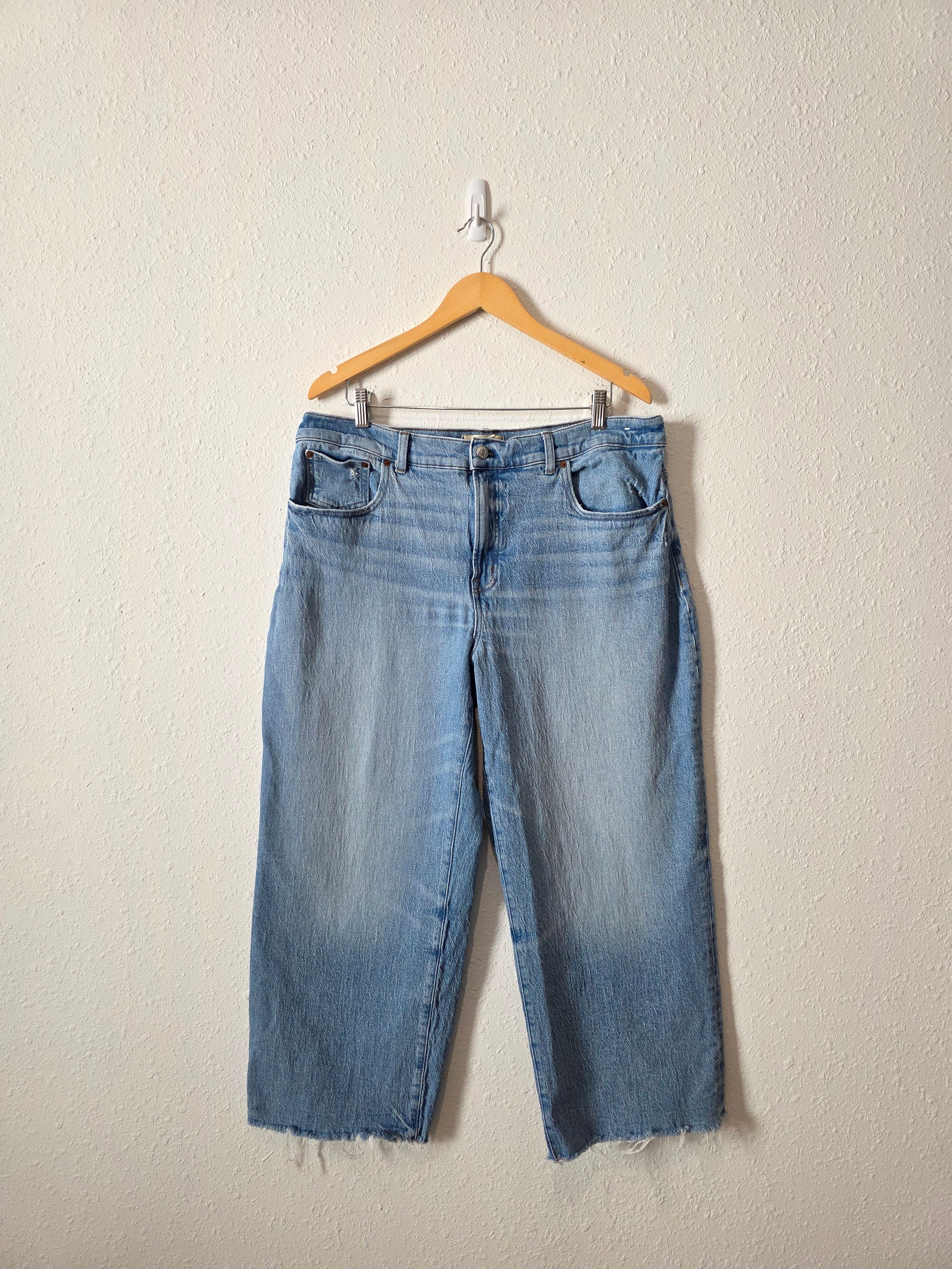 Madewell Perfect Vintage Wide Leg Jeans (33)