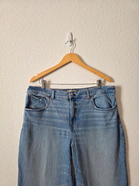 Madewell Perfect Vintage Wide Leg Jeans (33)