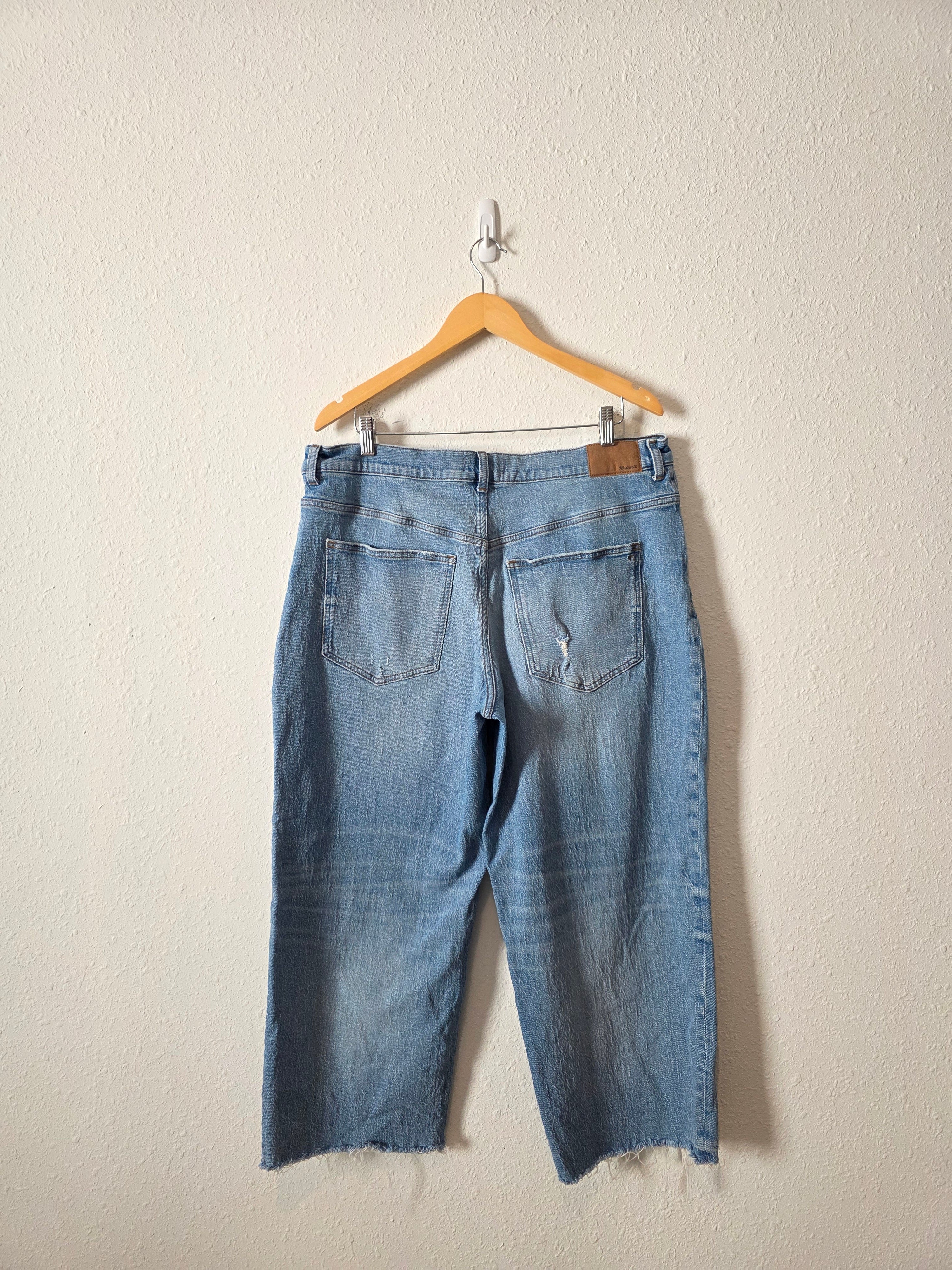 Madewell Perfect Vintage Wide Leg Jeans (33)