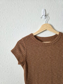 Everlane Ribbed Crewneck Tee (S)