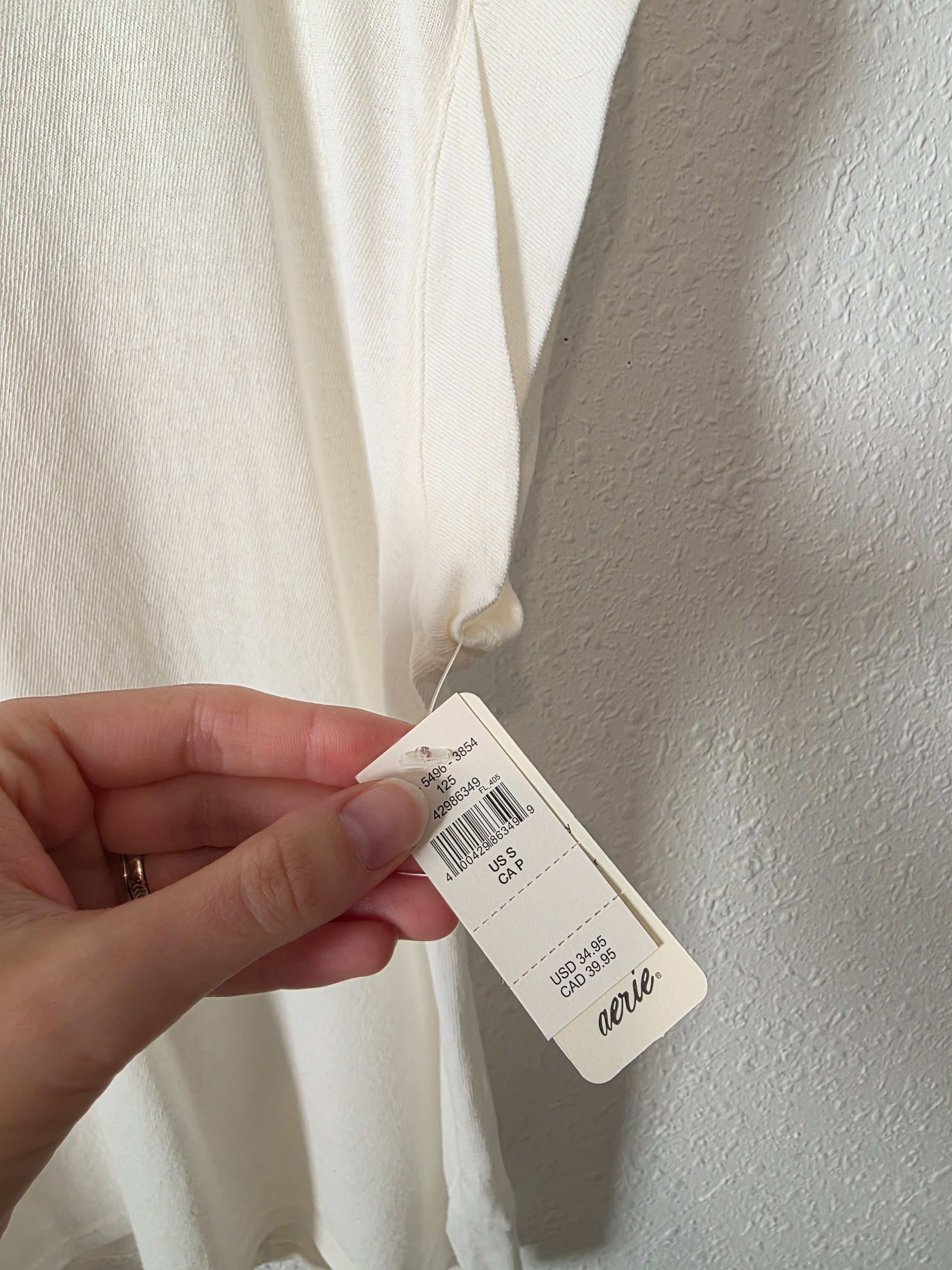 NEW Aerie Oversized Cotton Tee (S)
