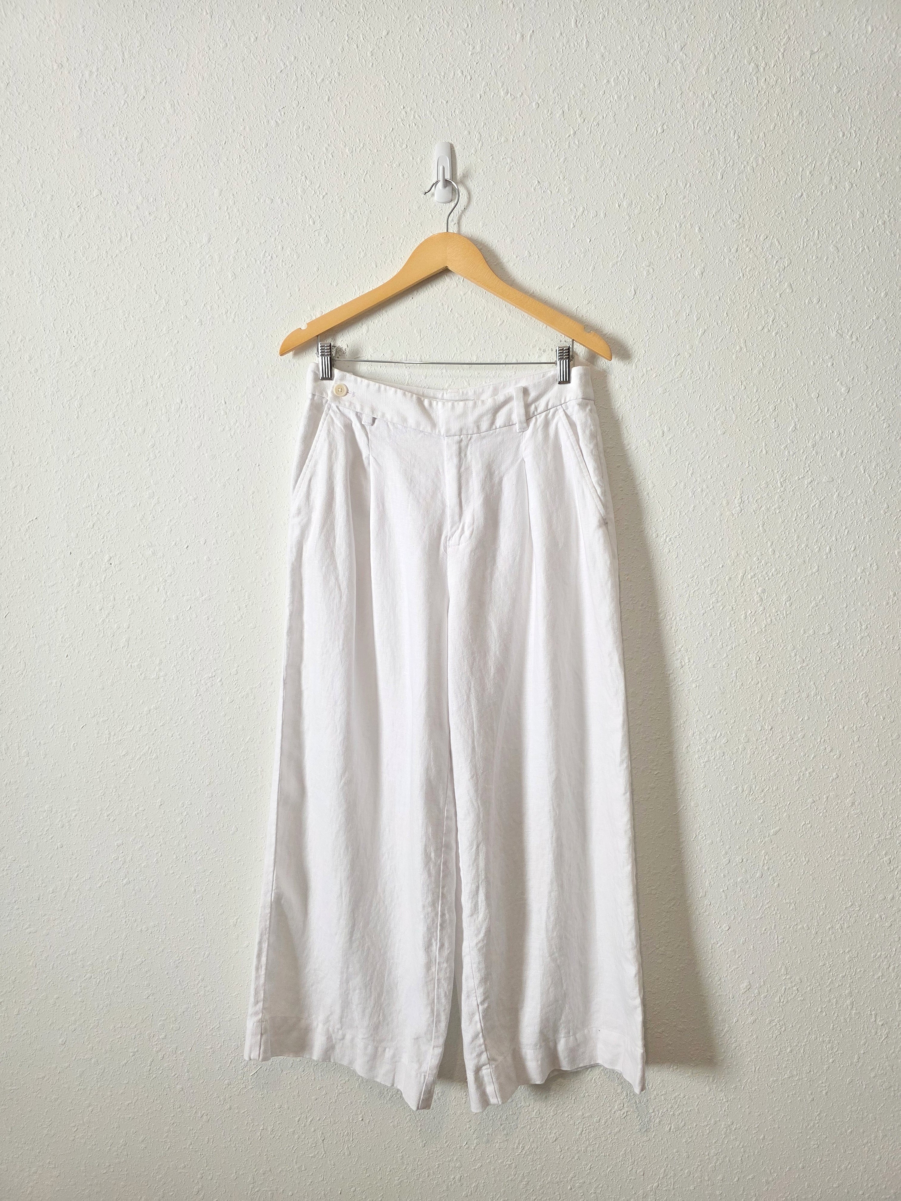 Madewell Relaxed Wide Leg Linen Pants (10P)