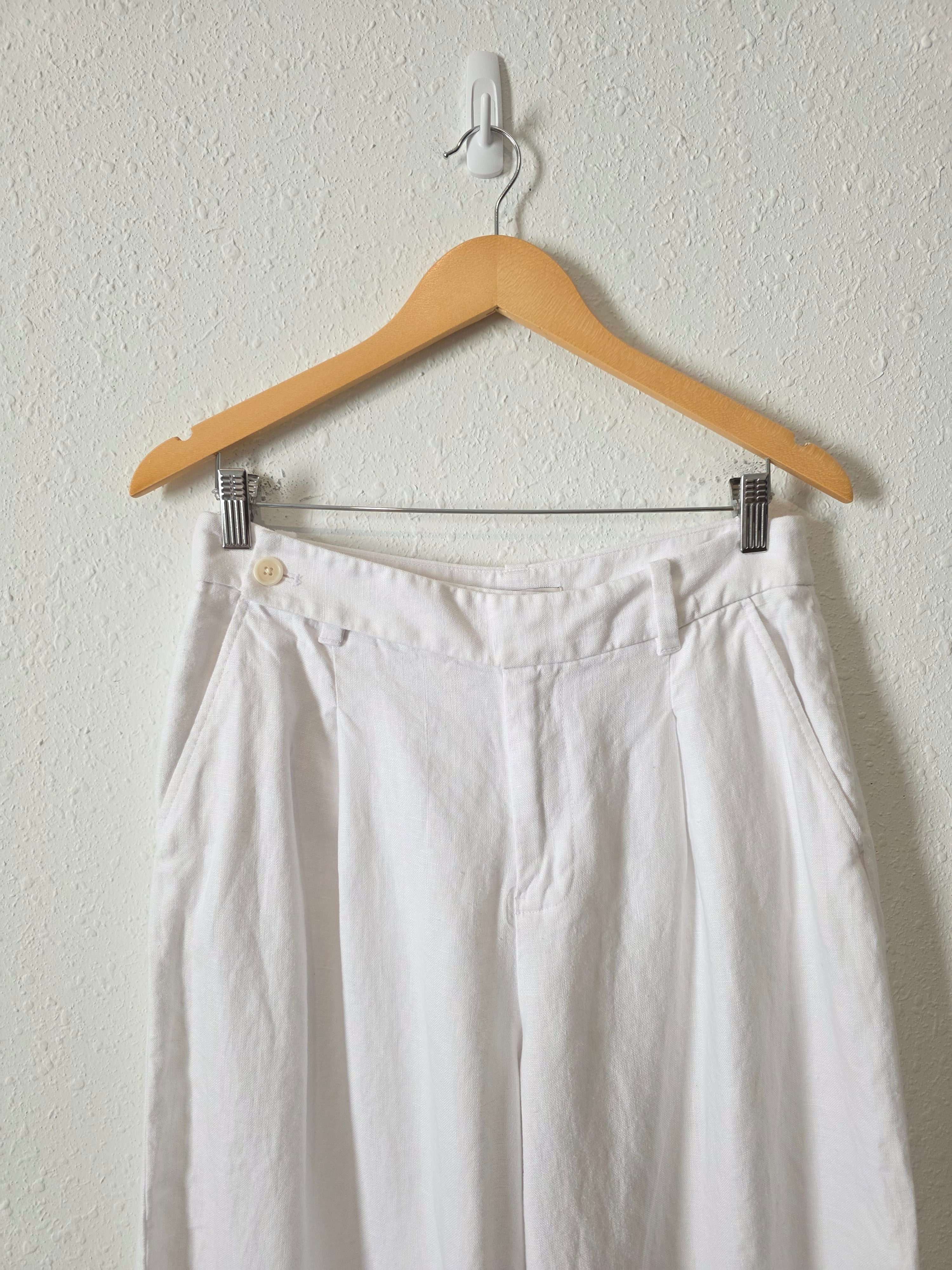 Madewell Relaxed Wide Leg Linen Pants (10P)