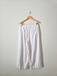 Madewell Relaxed Wide Leg Linen Pants (10P)