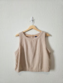 Linen Blend Skort Set (L)