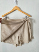 Linen Blend Skort Set (L)