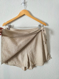 Linen Blend Skort Set (L)