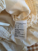 Cream Square Neck Blouse (S)