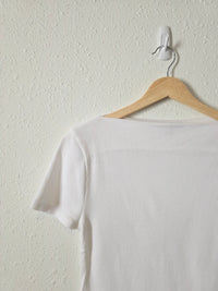 J.Crew Ribbed Boatneck Tee (S)