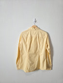 J.Crew Yellow Striped Cotton Button Up (L)