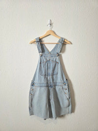 Light Wash Denim Shortalls (M)