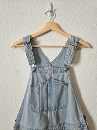 Light Wash Denim Shortalls (M)