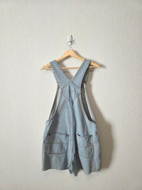 Light Wash Denim Shortalls (M)