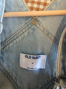 Light Wash Denim Shortalls (M)