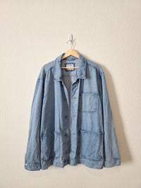 Denim Button Up Chore Jacket (XXL)