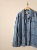 Denim Button Up Chore Jacket (XXL)