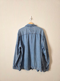 Denim Button Up Chore Jacket (XXL)