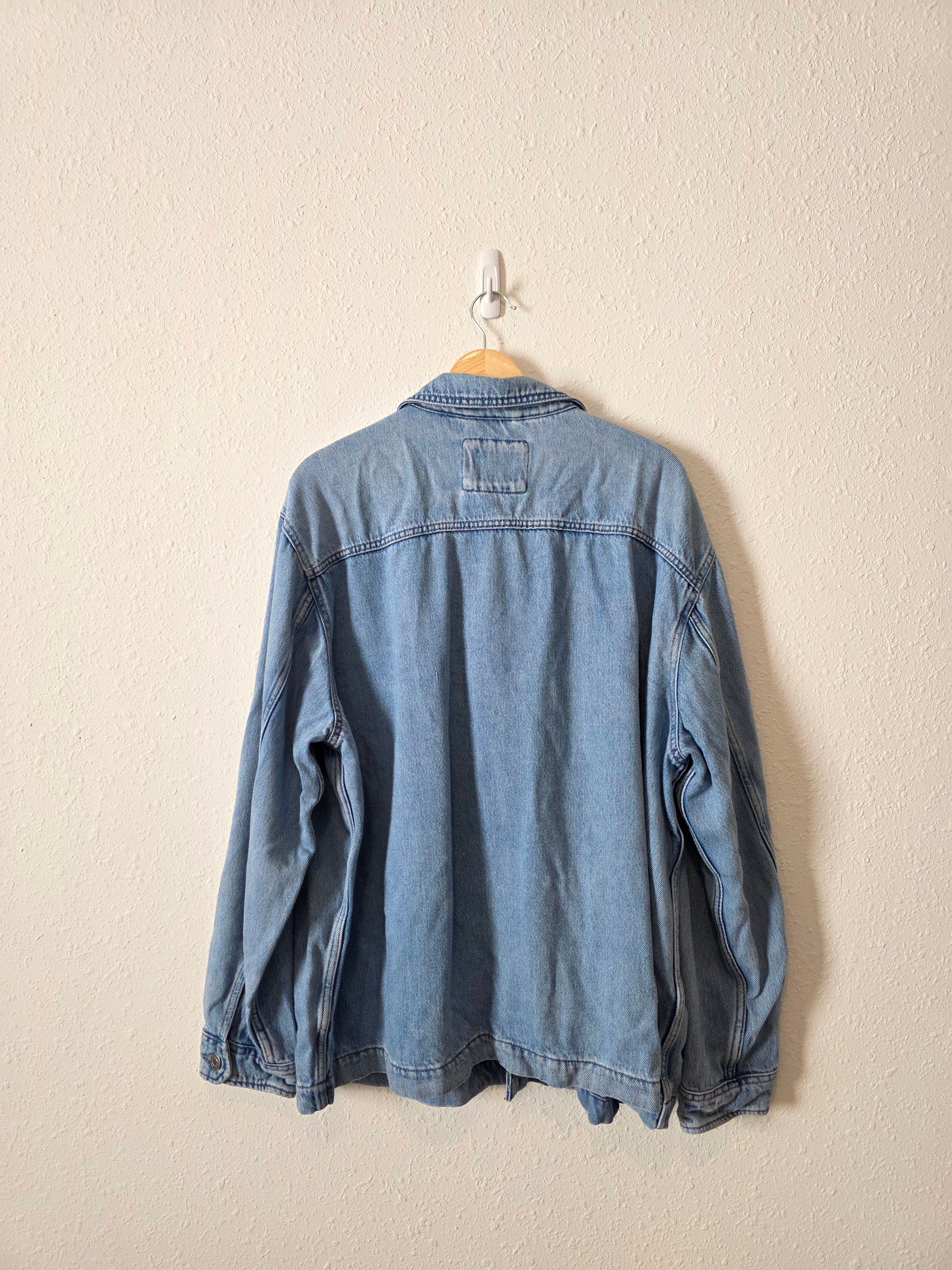 Denim Button Up Chore Jacket (XXL)