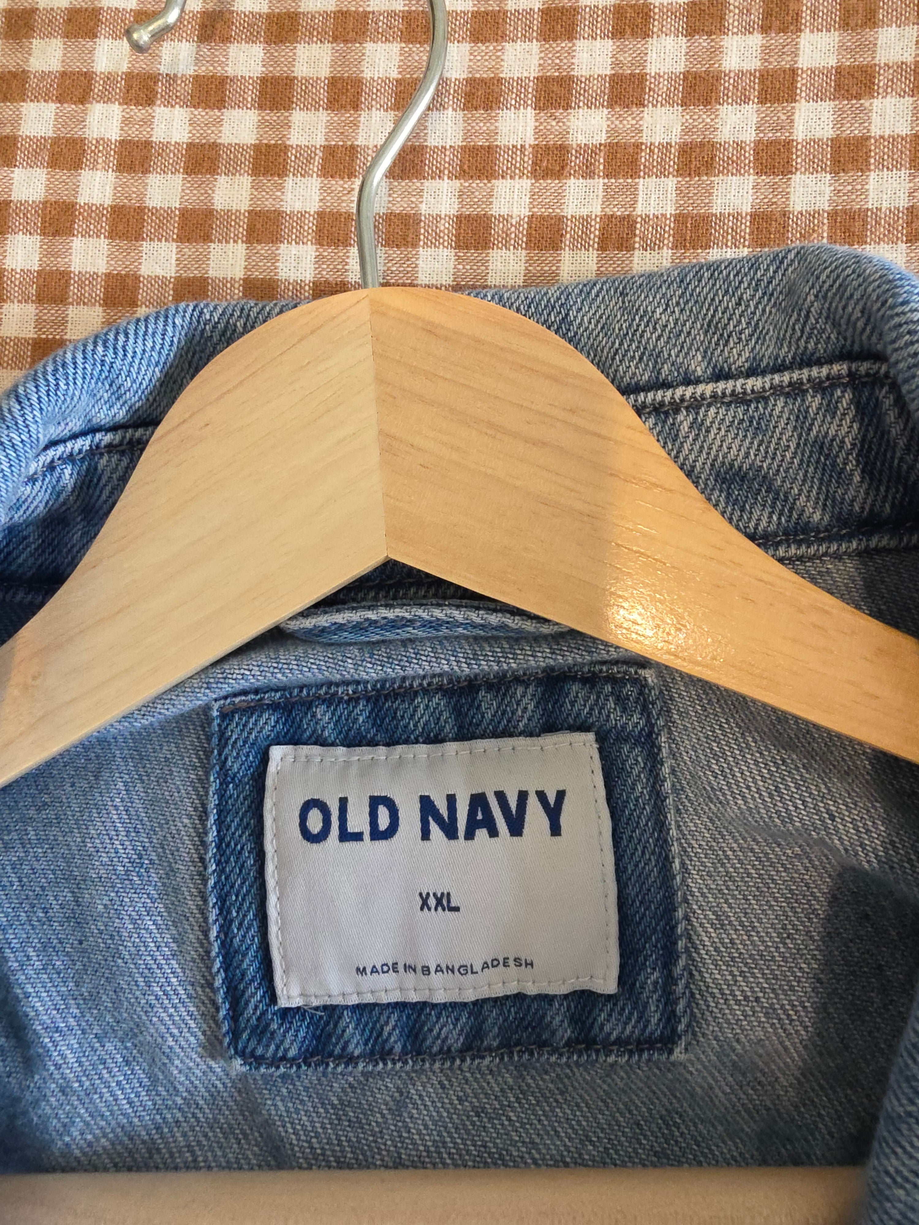 Denim Button Up Chore Jacket (XXL)