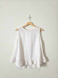Grade & Gather Cotton Gauze Tank (S)