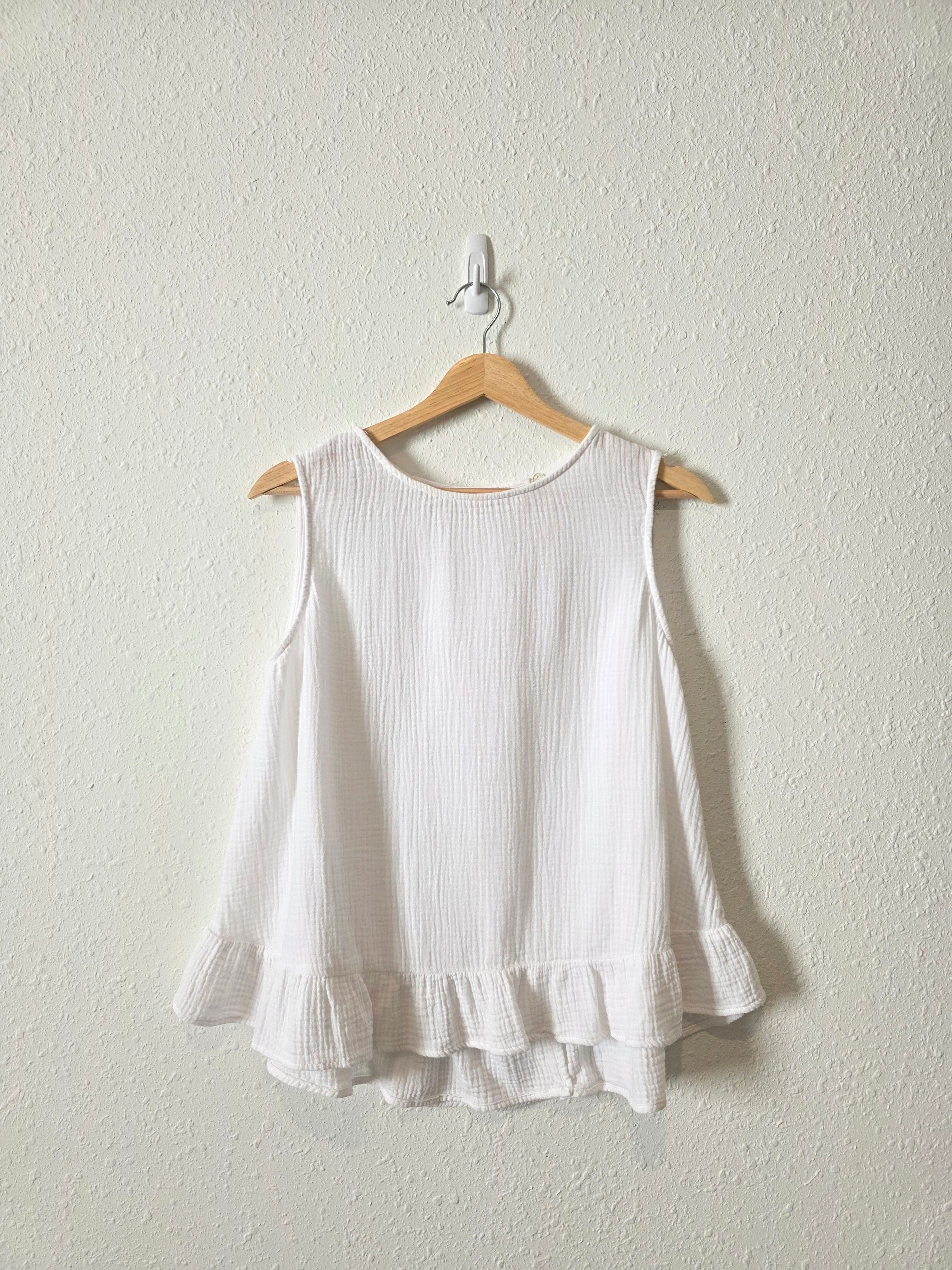 Grade & Gather Cotton Gauze Tank (S)