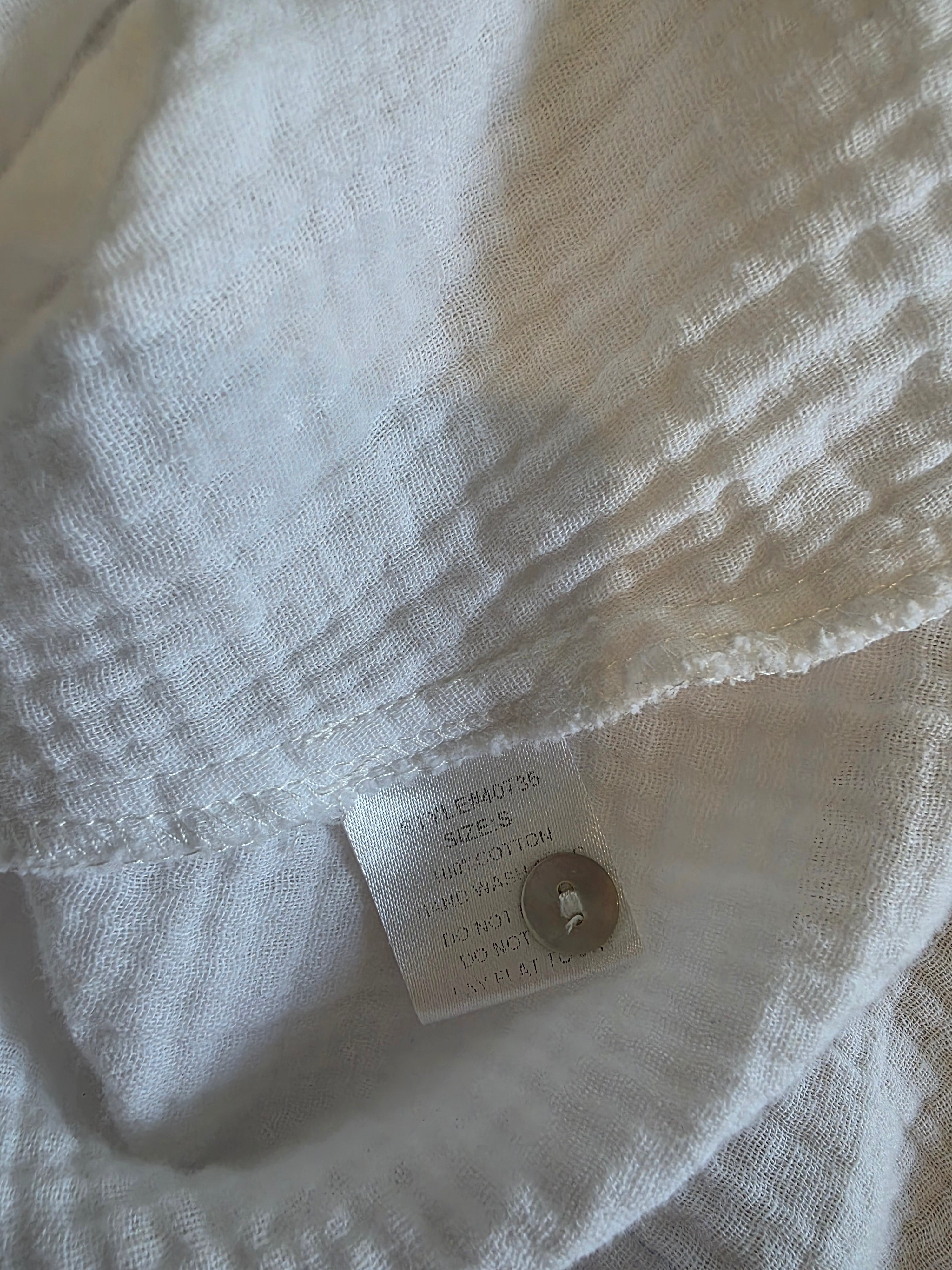 Grade & Gather Cotton Gauze Tank (S)