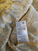 Anthropologie Floral Tasseled Blouse (S)