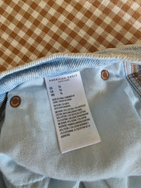 Light Wash Relaxed Denim Shorts (16)