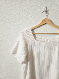 Madewell Cotton Gauze Top (M)