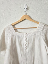 Madewell Cotton Gauze Top (M)