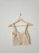 Abercrombie Crop Linen Blend Tank (XS)