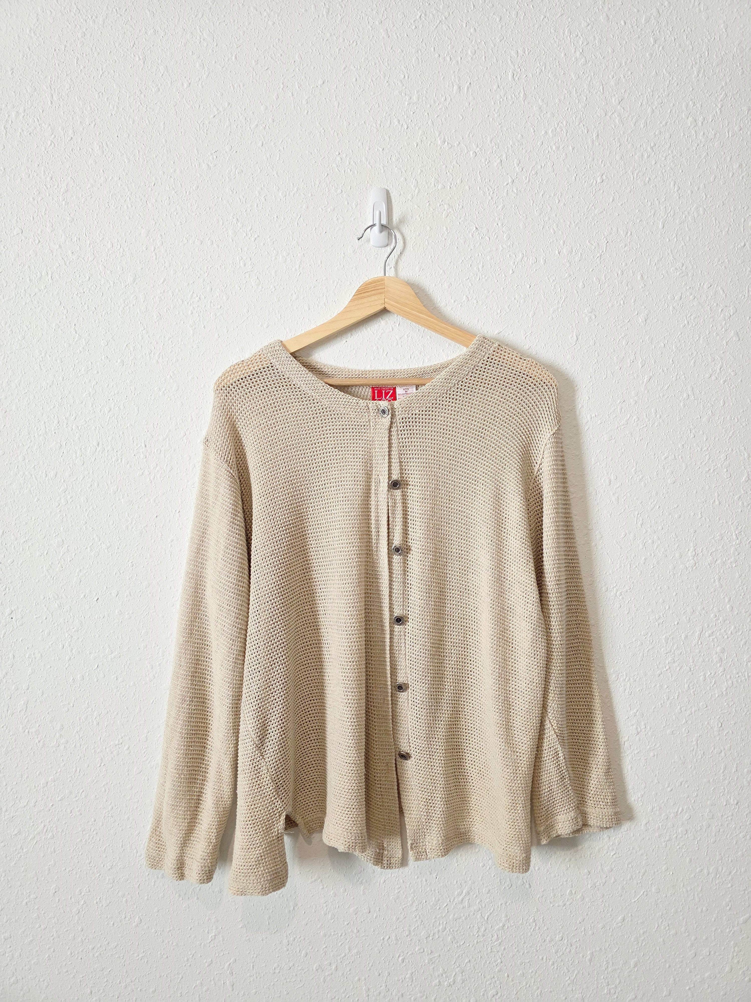 Vintage Cotton Linen Cardigan (MP)