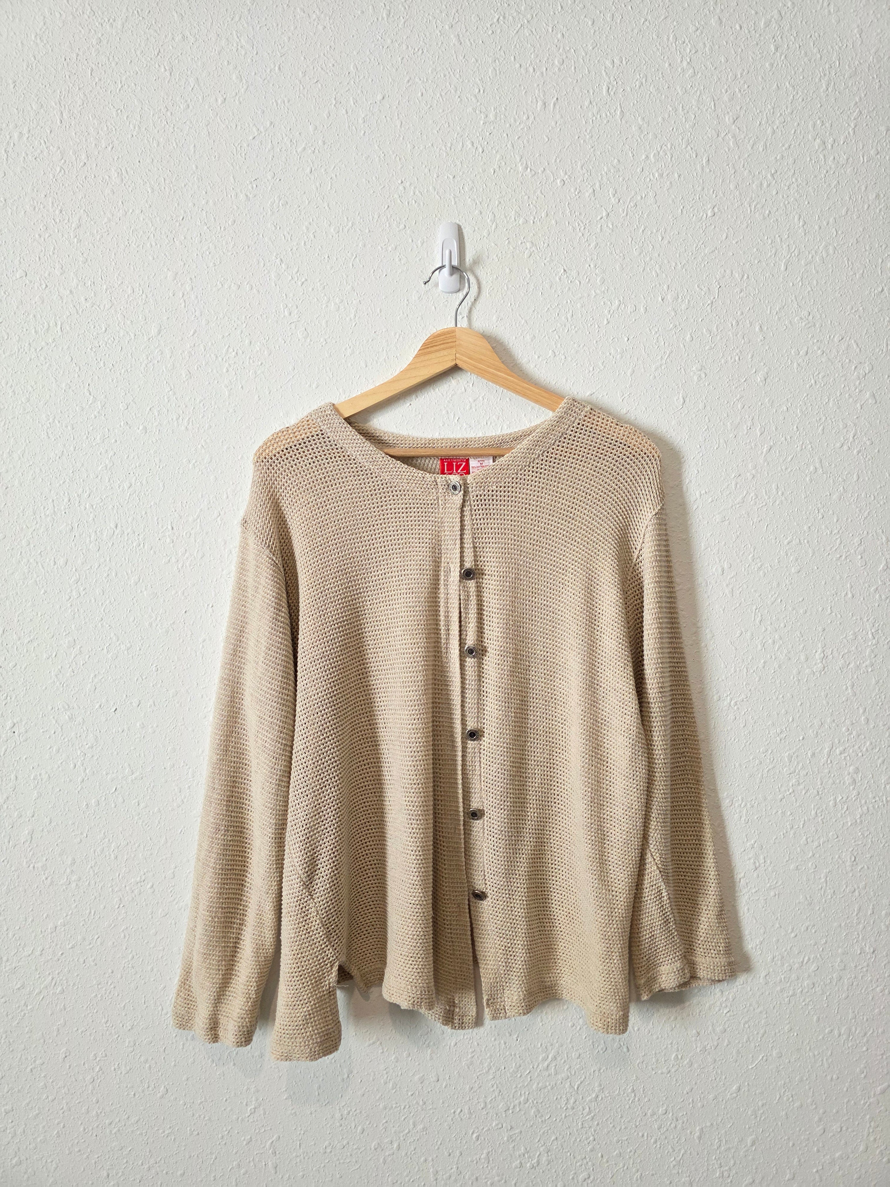 Vintage Cotton Linen Cardigan (MP)