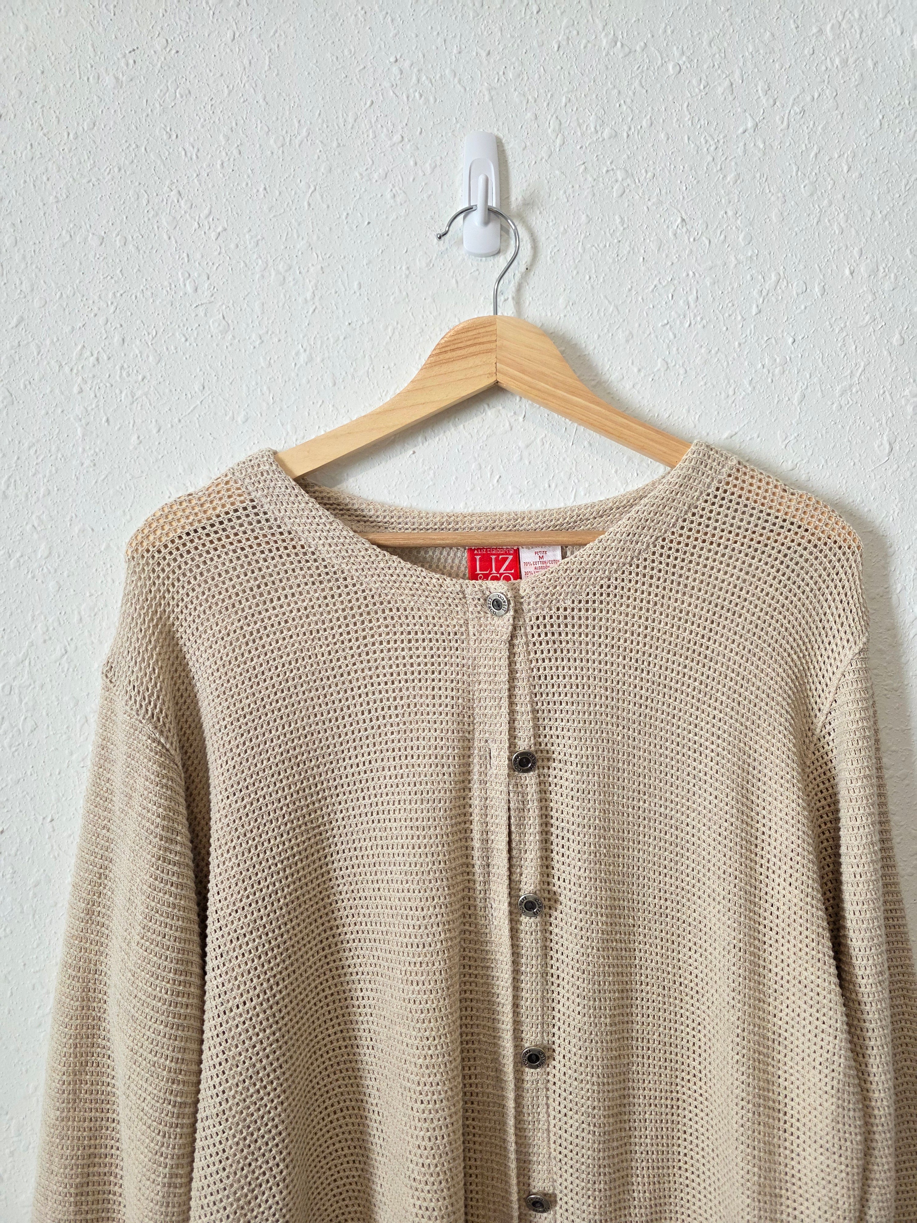 Vintage Cotton Linen Cardigan (MP)