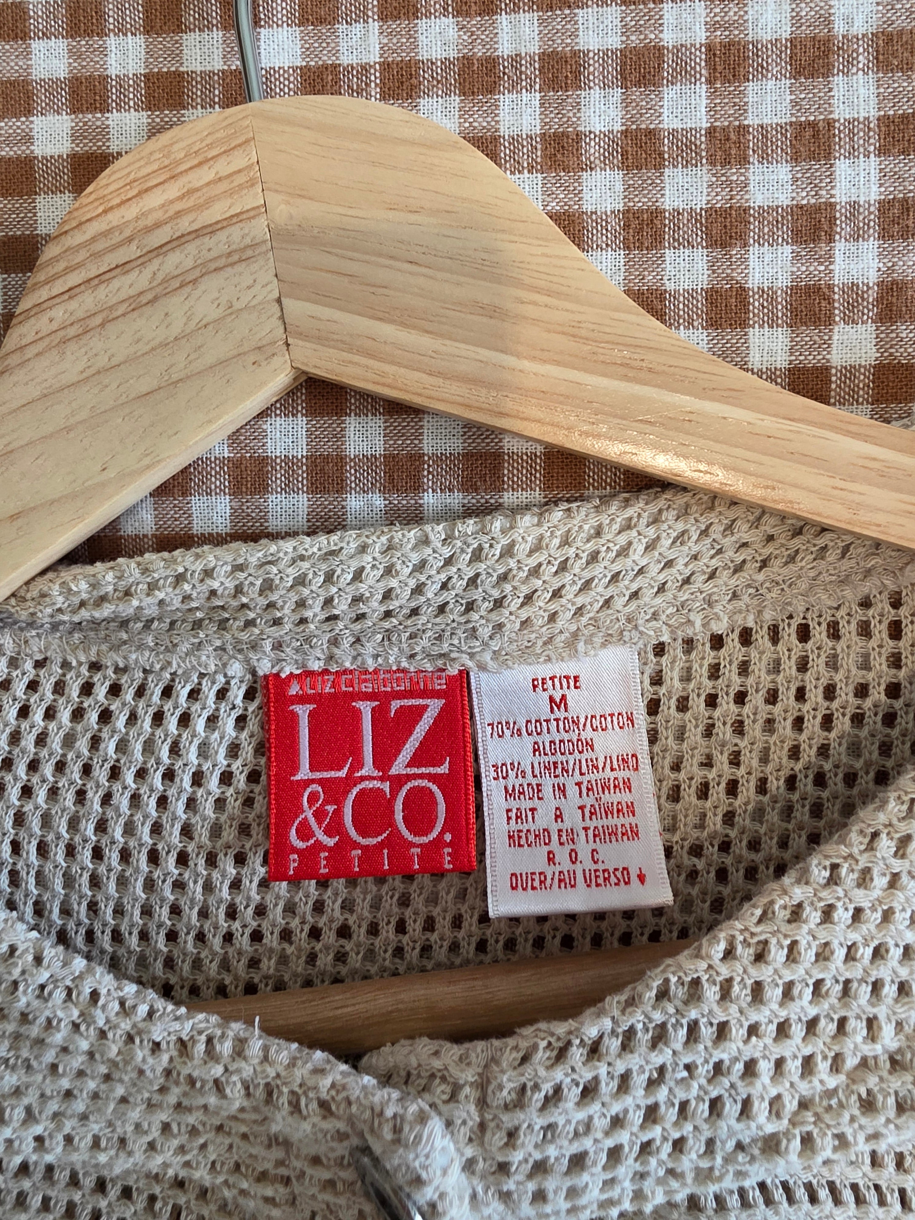 Vintage Cotton Linen Cardigan (MP)