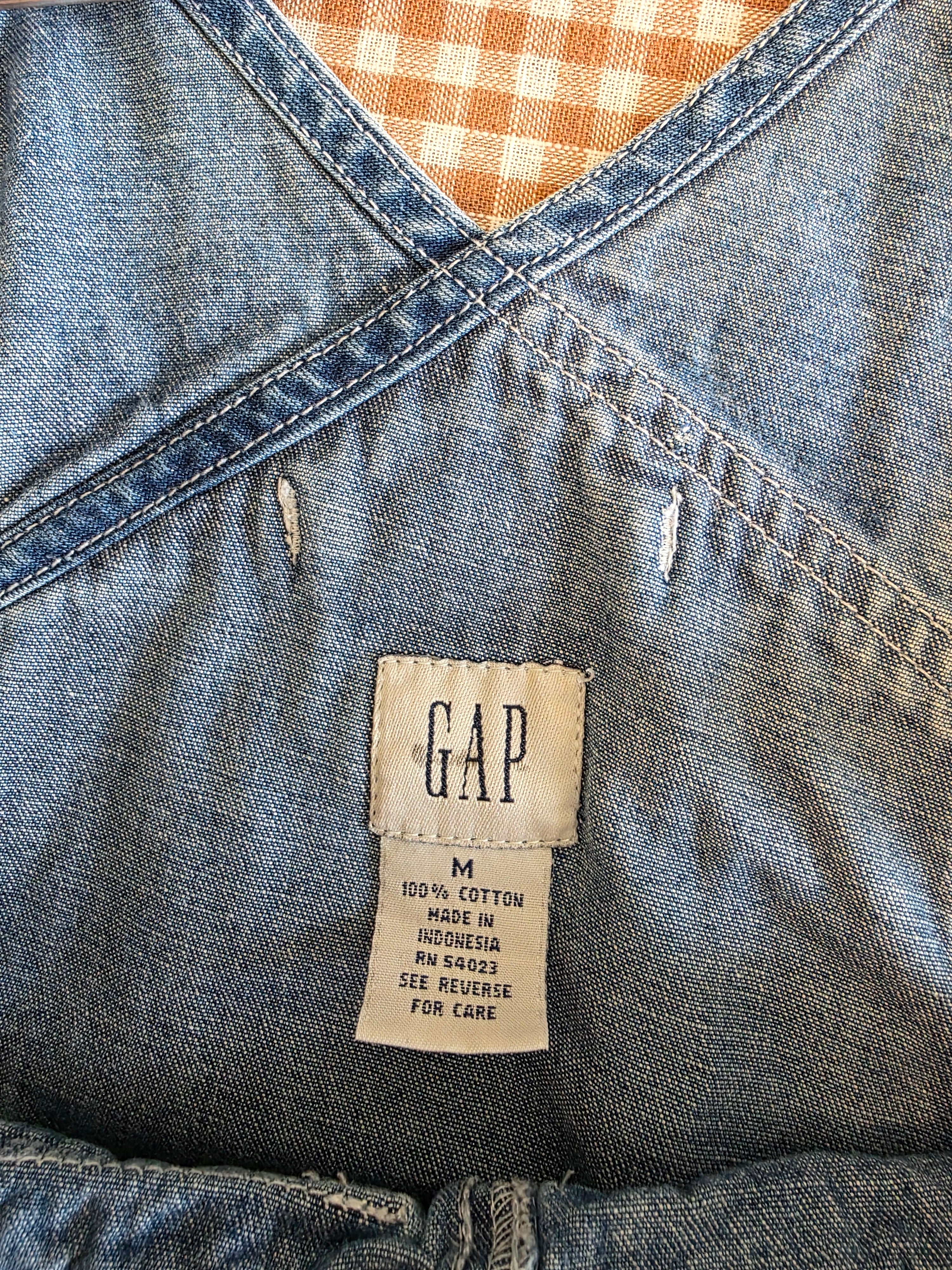 Vintage Gap Denim Shortalls (M)