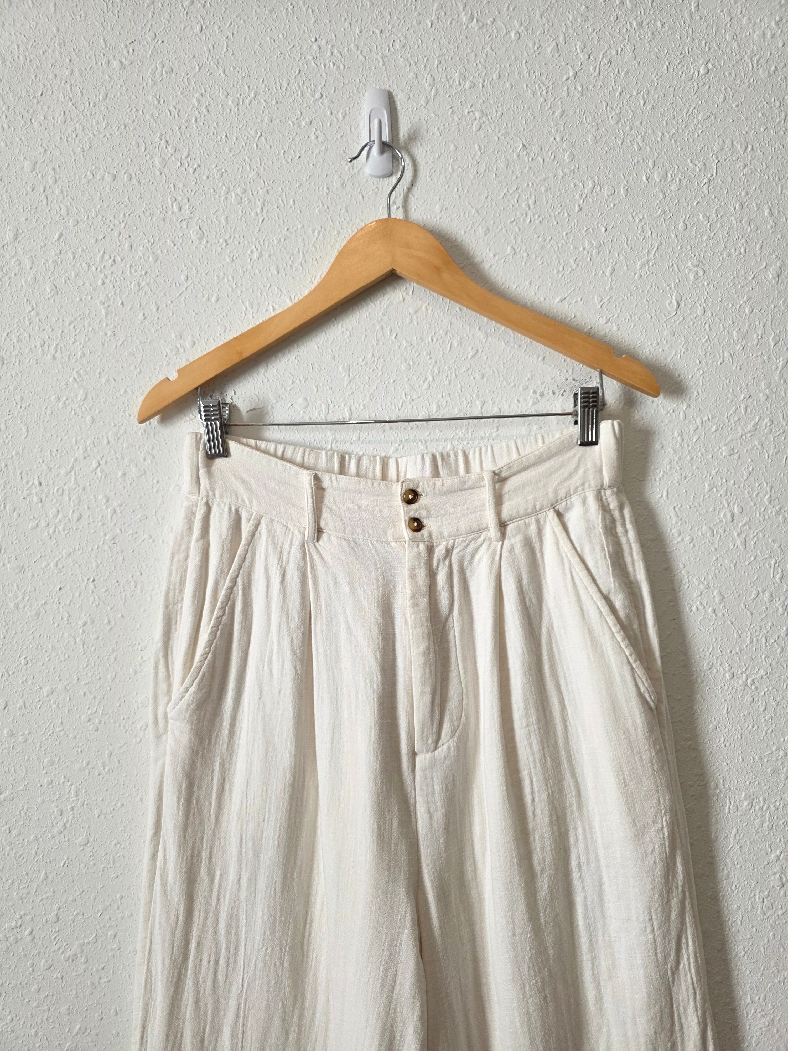 Billabong Wide Leg Cotton Pants (M)