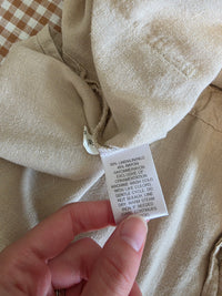 Vintage Linen Blend Chore Button Up (XL)