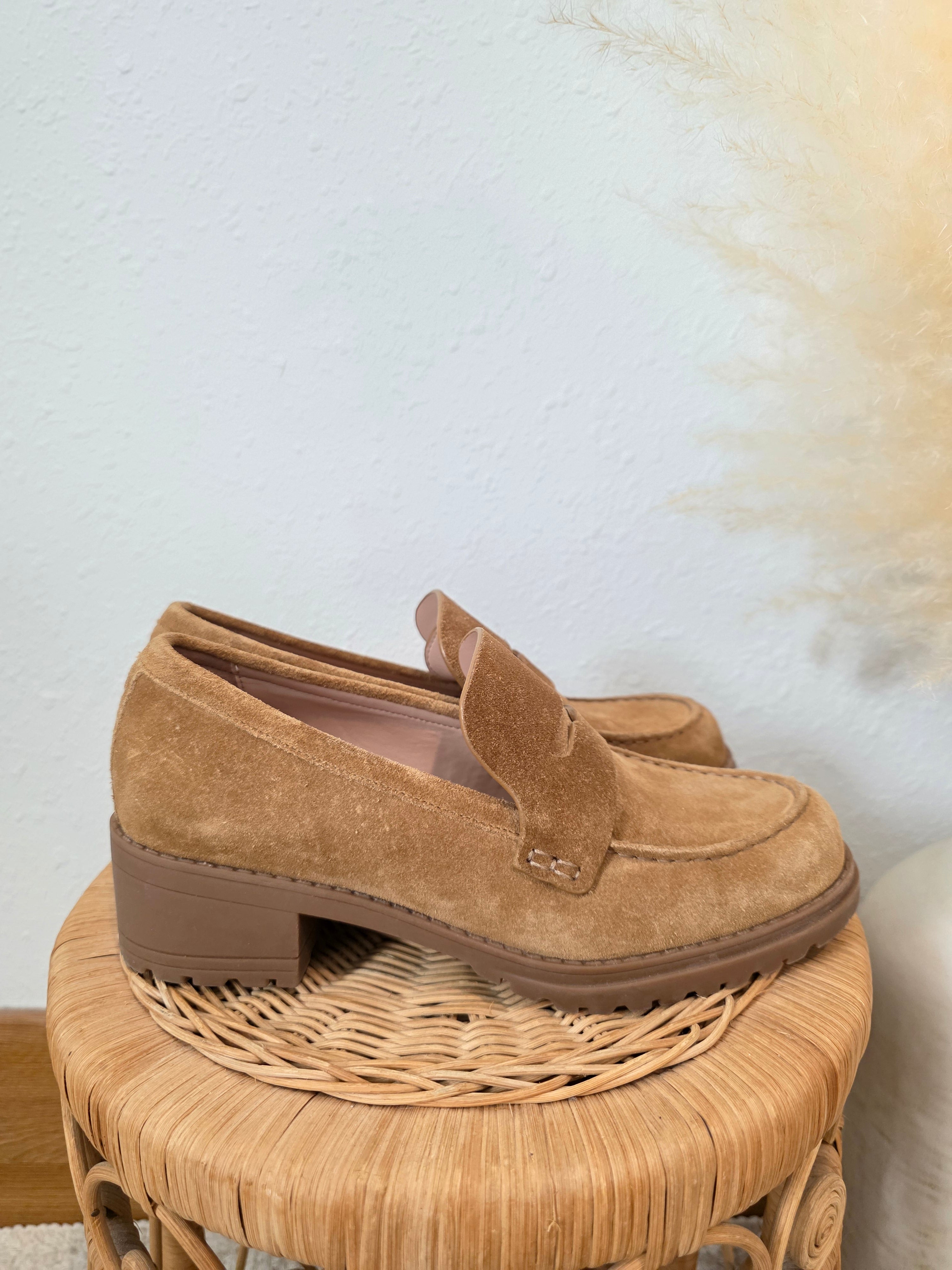 Cole Haan Leather Suede Loafers (7)