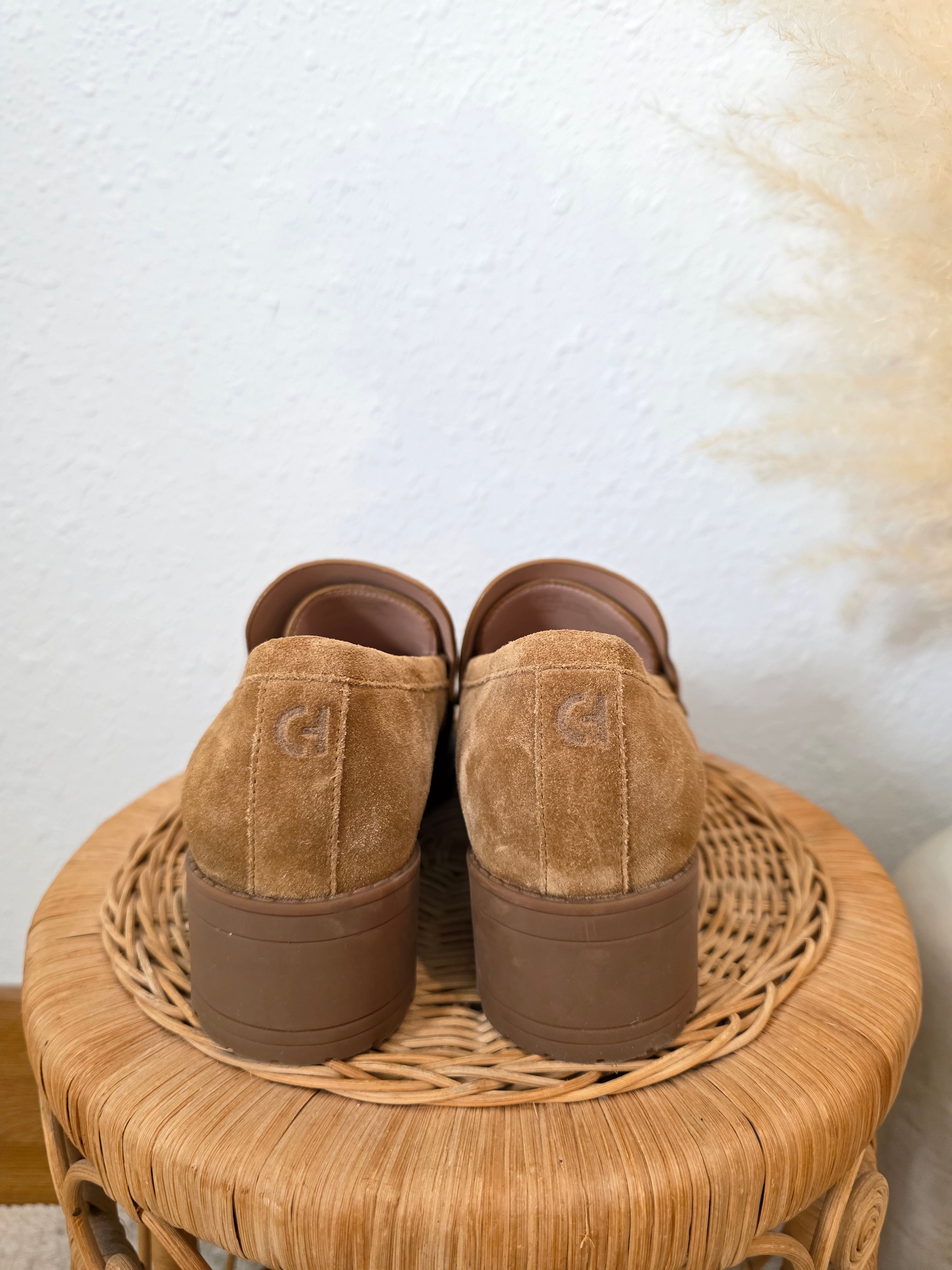 Cole Haan Leather Suede Loafers (7)