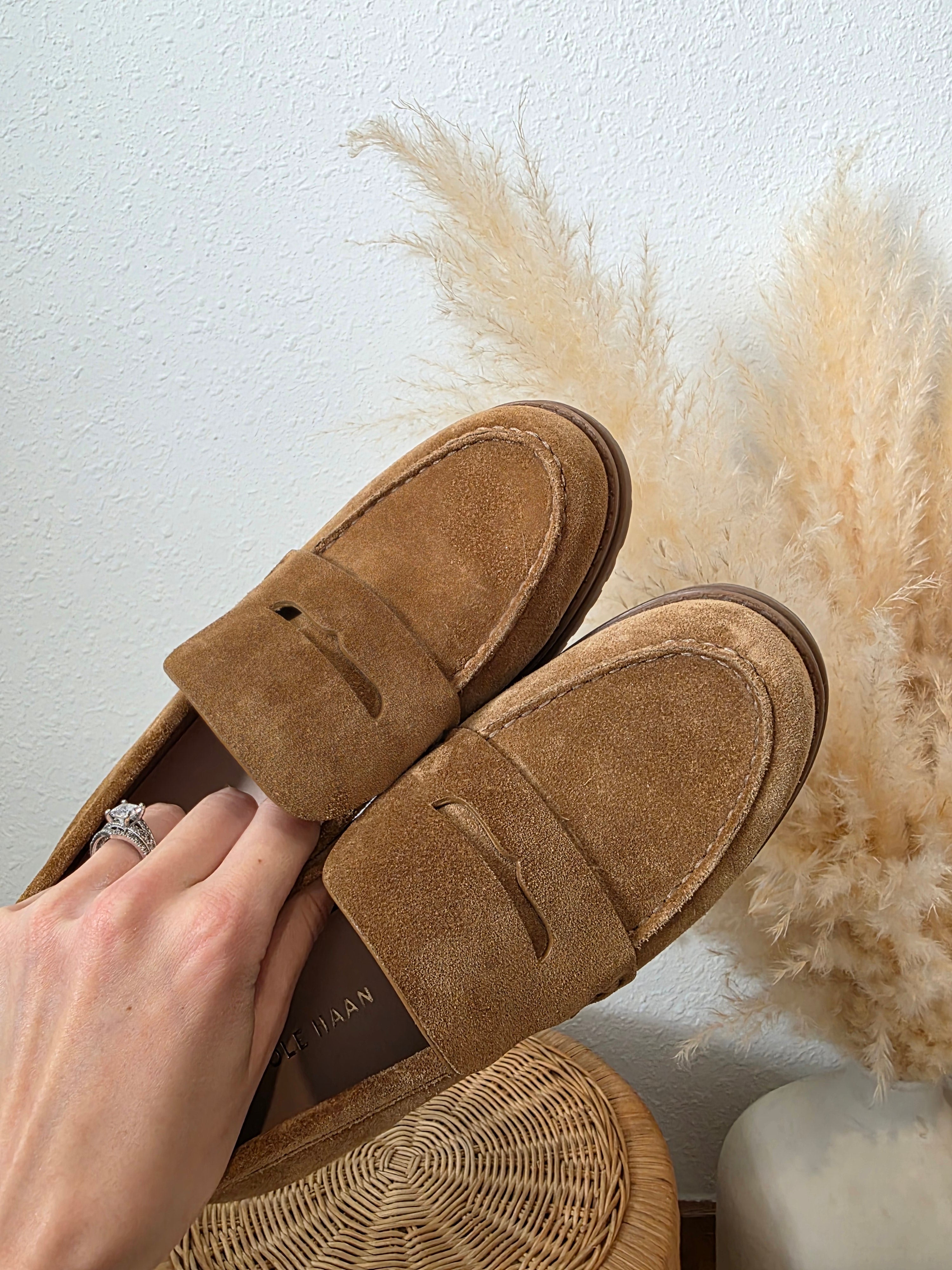 Cole Haan Leather Suede Loafers (7)