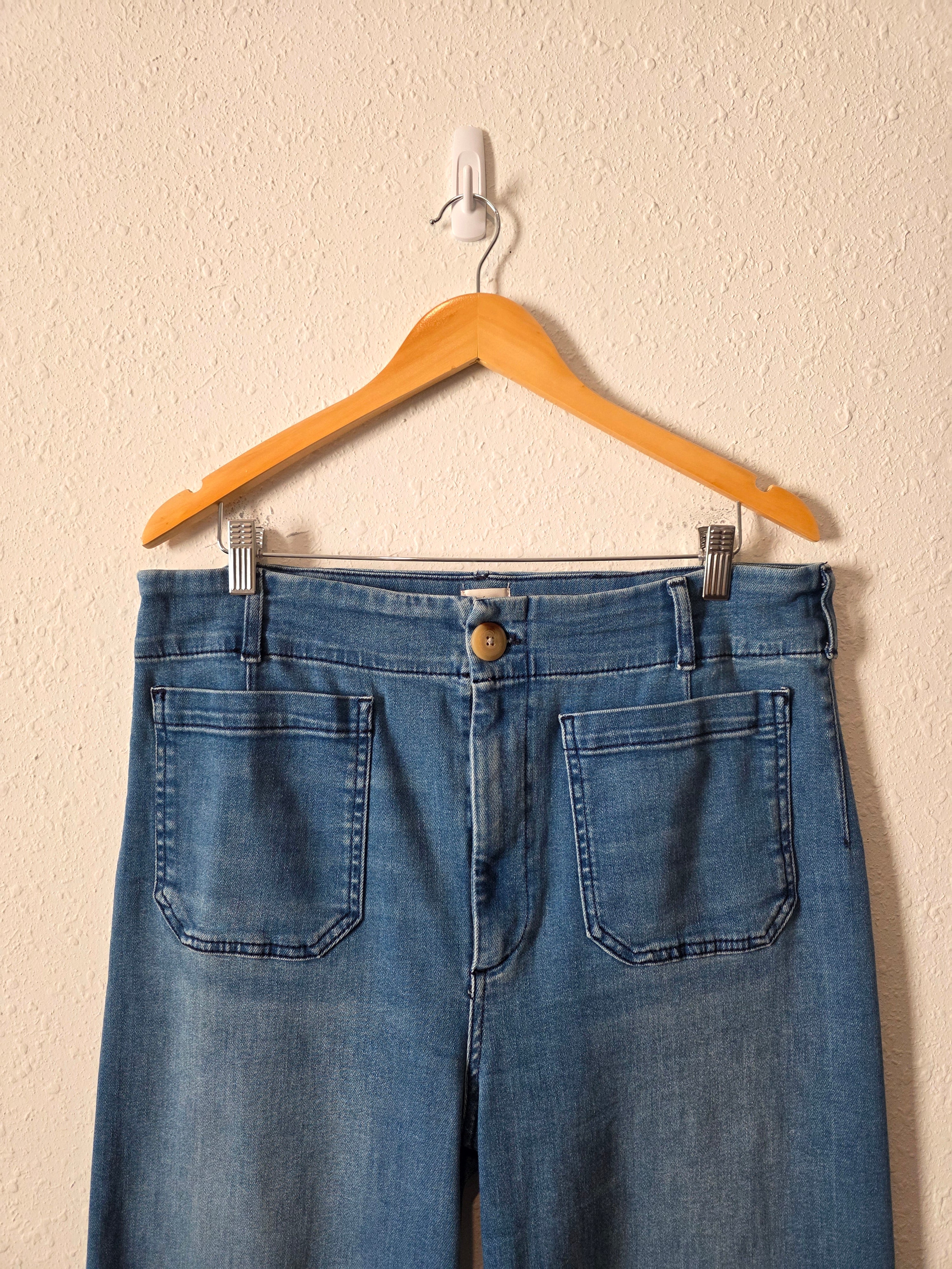 Anthropologie Maeve Colette Wide Leg Jeans (32)