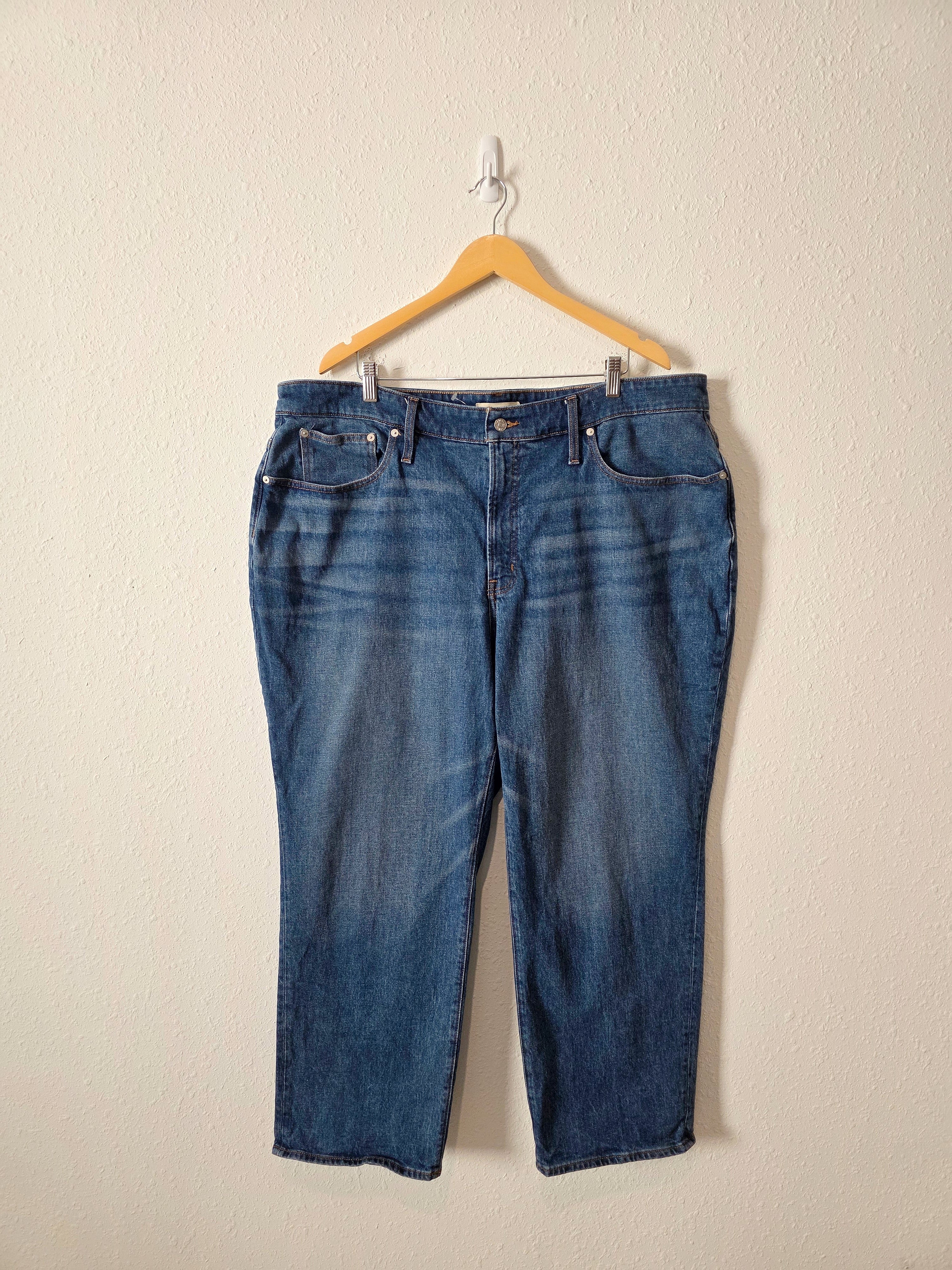 Madewell Curvy Perfect Vintage Straight Jean (22W)