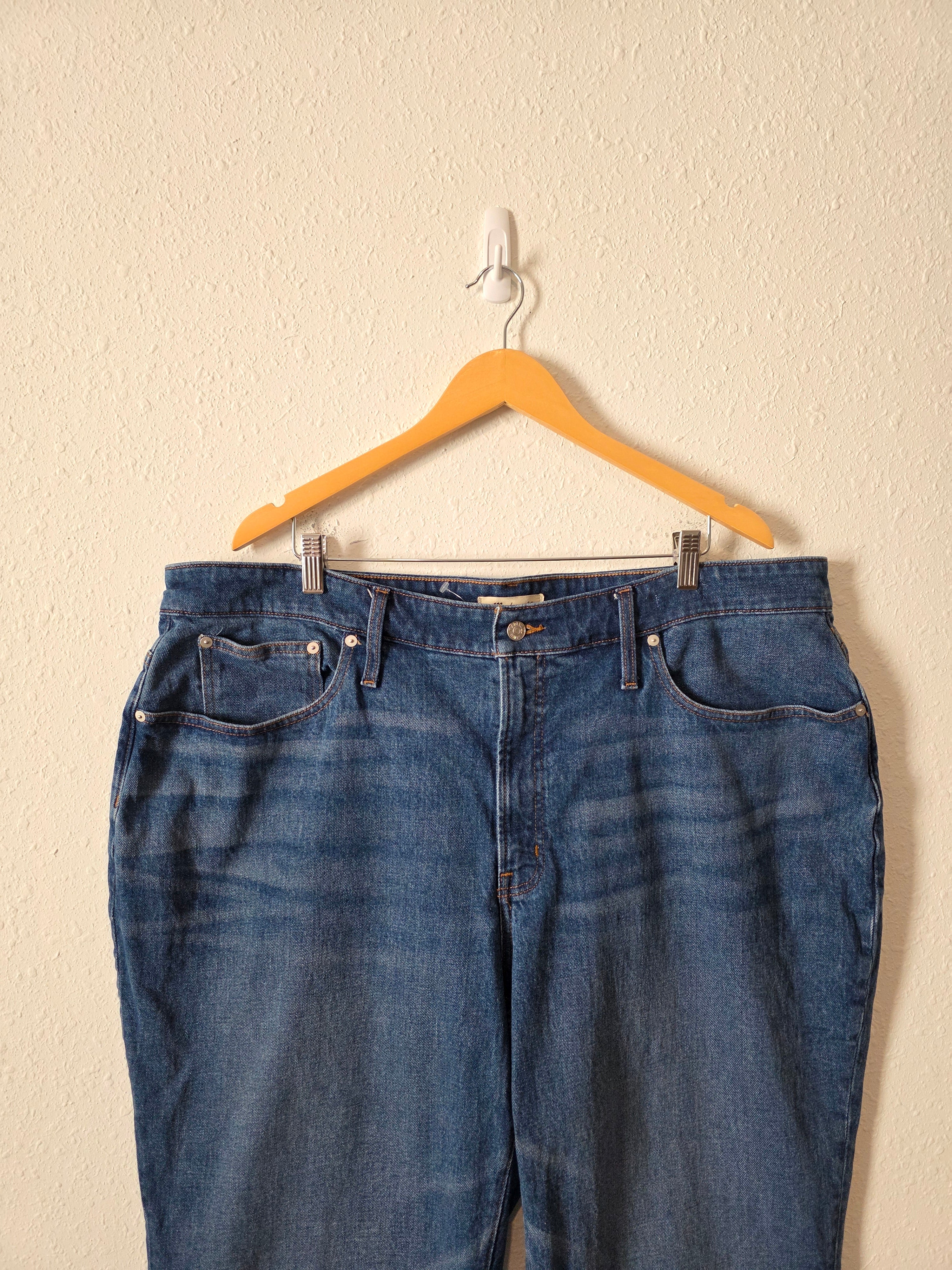 Madewell Curvy Perfect Vintage Straight Jean (22W)