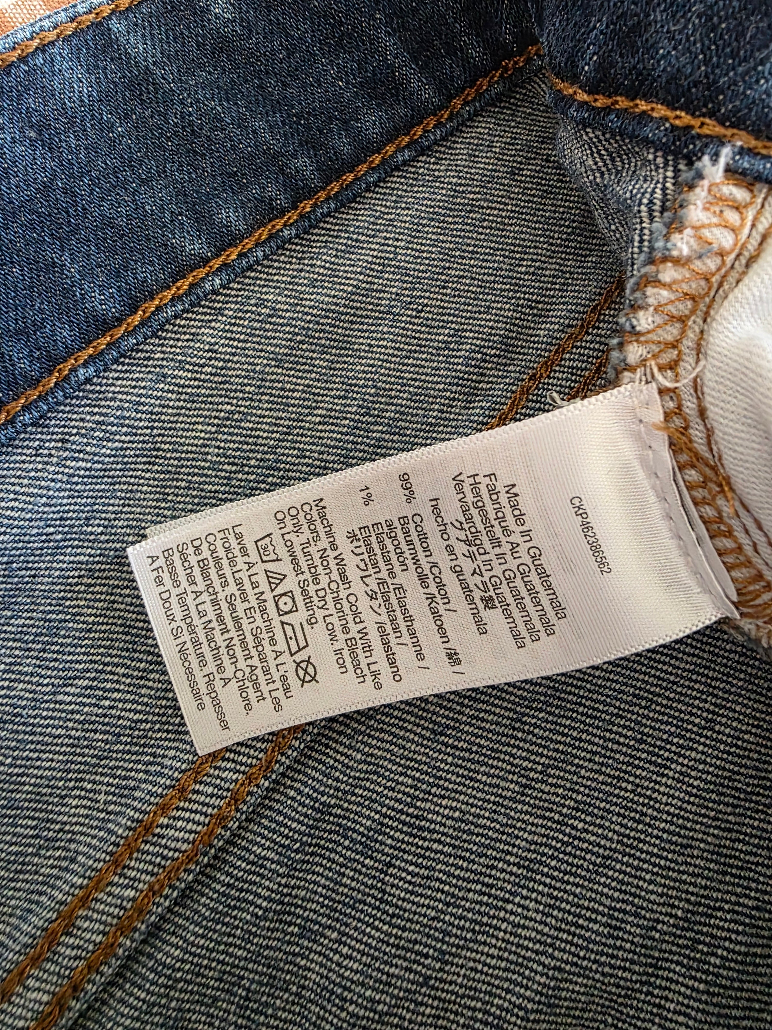 Madewell Curvy Perfect Vintage Straight Jean (22W)