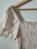 Worth Collective Floral Smocked Dress (M)