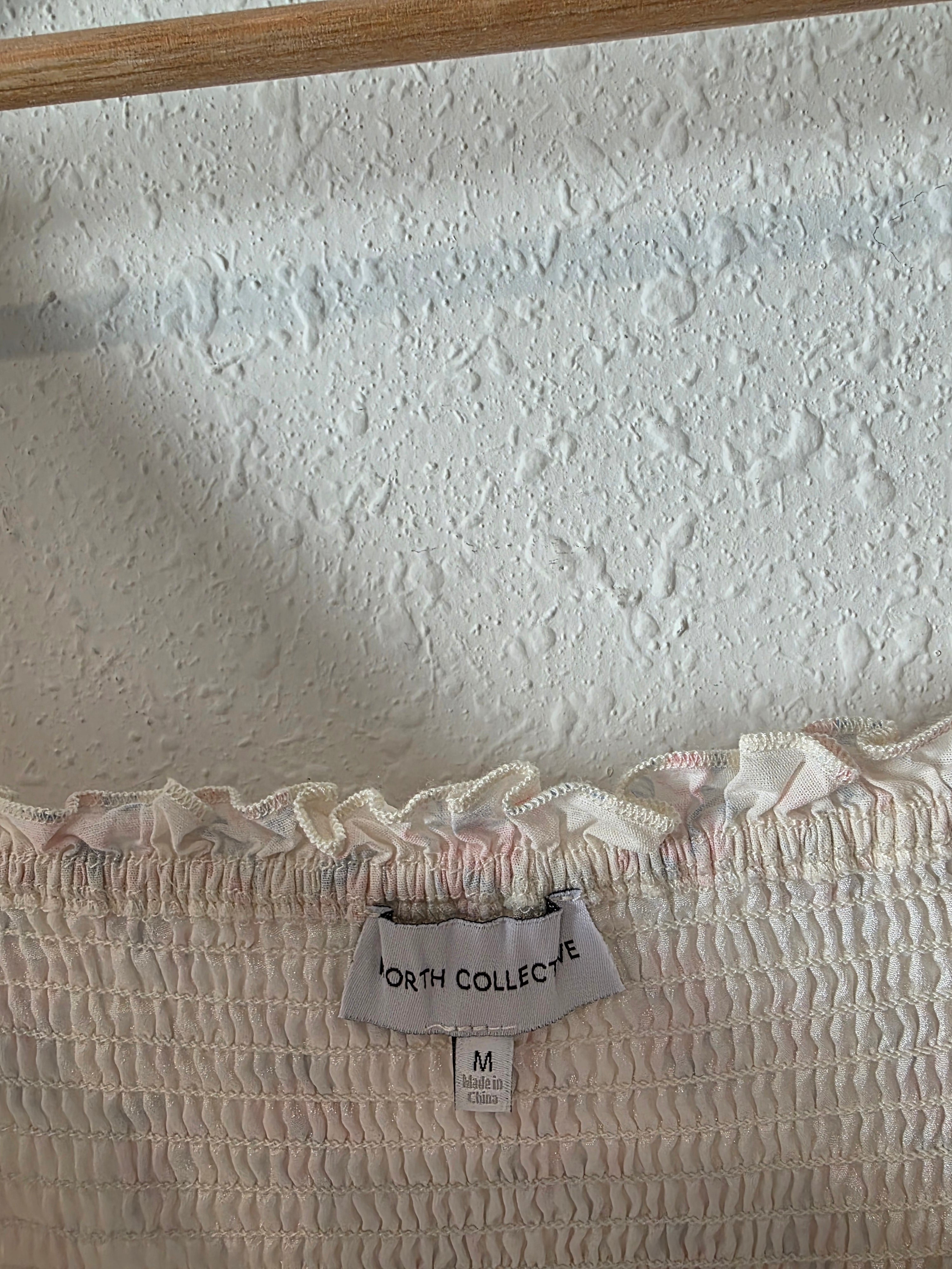 Worth Collective Floral Smocked Dress (M)
